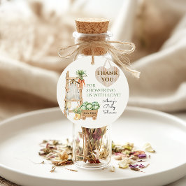 Etiquetas Para Lembrancinhas Chá de fraldas de Boho para o Mercado de Agriculto