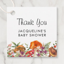 Etiquetas Para Lembrancinhas Chá de fraldas De Cogumelo Muito Obrigado