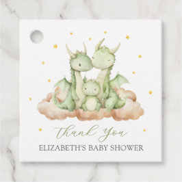 Etiquetas Para Lembrancinhas Chá de fraldas de Dragão Pequeno