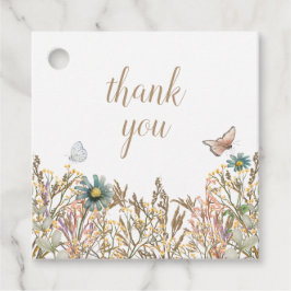 Etiquetas Para Lembrancinhas Chá de fraldas de Frota de Borboleta Boho