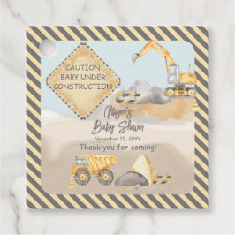 Etiquetas Para Lembrancinhas Chá de fraldas de Garoto de Bomba de Construção