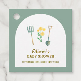 Etiquetas Para Lembrancinhas Chá de fraldas de Jardinagem Floral Boho Cultivado