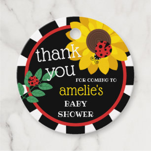 Etiquetas Para Lembrancinhas Chá de fraldas De Ladybug Muito Obrigado