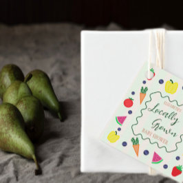 Etiquetas Para Lembrancinhas Chá de fraldas de mercado do agricultor com cresci