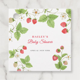 Etiquetas Para Lembrancinhas Chá de fraldas de morango doce simples