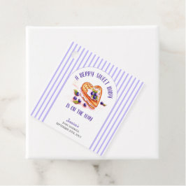 Etiquetas Para Lembrancinhas Chá de fraldas de queda de Berry Sweet Blue