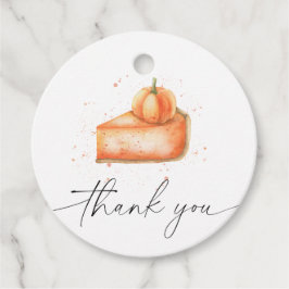 Etiquetas Para Lembrancinhas Chá de fraldas de torta de abóbora obrigado
