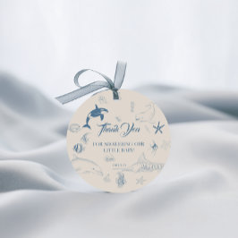 Etiquetas Para Lembrancinhas Chá de fraldas de vida do mar azul para um oceano