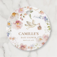 Chá de fraldas de Wildflower Boho Obrigado