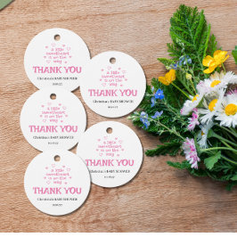 Etiquetas Para Lembrancinhas Chá de fraldas Rosa