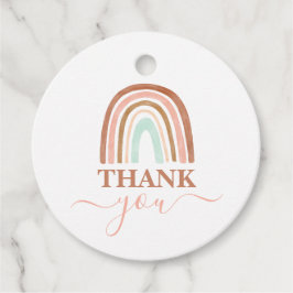 Etiquetas Para Lembrancinhas Chá de fraldas rosa arco-íris