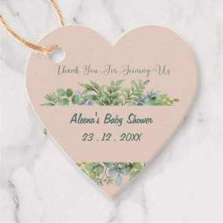Etiquetas Para Lembrancinhas Chá de fraldas Whimsical Eucalyptus Personalizado