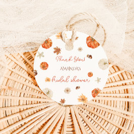 Etiquetas Para Lembrancinhas Chá de Noiva Abóbora Boho Floral