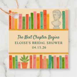 Etiquetas Para Lembrancinhas Chá de Noiva Amante de Livros | "Novo Capítulo" Ch