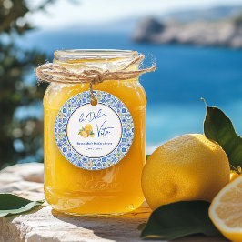 Etiquetas Para Lembrancinhas Chá de Noiva de Verão Italiano La Dolce Vita