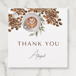 Etiquetas Para Lembrancinhas Chá de Noiva do Café - O Amor Está no Ar