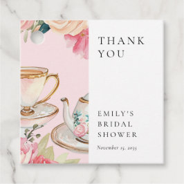Etiquetas Para Lembrancinhas Chá de Noiva Elegante Festa Floral do Chá