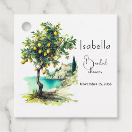 Etiquetas Para Lembrancinhas Chá de Noiva Italiano La Dolce Vita