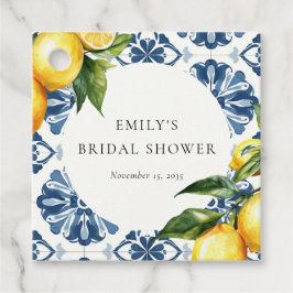 Etiquetas Para Lembrancinhas Chá de Noiva Italiano Limão Cítrico Positano