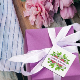 Etiquetas Para Lembrancinhas Chá de Noiva Jardim Dahlia