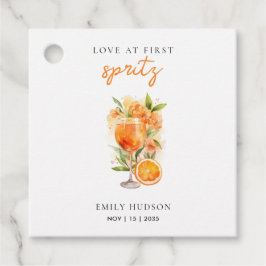 Etiquetas Para Lembrancinhas Chá de Noiva Love at First Spritz