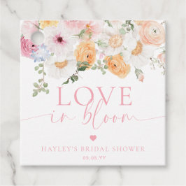 Etiquetas Para Lembrancinhas Chá de Noiva Millie Floral Love In Bloom