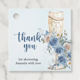 Etiquetas Para Lembrancinhas Chá de Noiva Something Blue Agradecimento