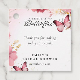 Etiquetas Para Lembrancinhas Chá de Noiva Uma Vida de Borboletas