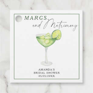 Etiquetas Para Lembrancinhas Chá de Noiva Watercolor Margs & Matrimony