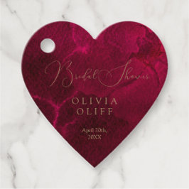 Etiquetas Para Lembrancinhas Chá de panela de Passão Burgundy