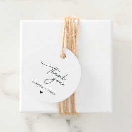 Etiquetas Para Lembrancinhas Chá de panela de Script Minimalista Simples