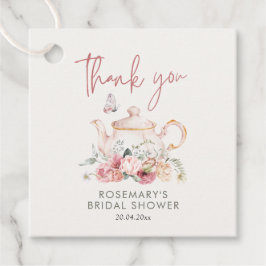 Etiquetas Para Lembrancinhas Chá de panela do Tea Party Obrigado