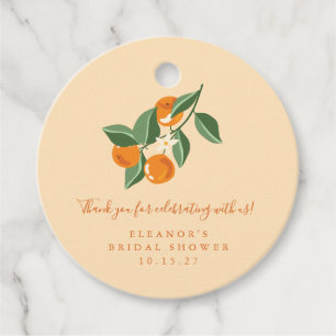 Etiquetas Para Lembrancinhas Chá de panela Personalizado Boho de Laranjas da Su