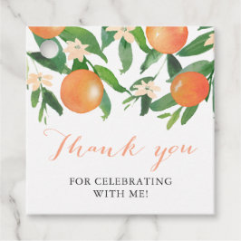 Etiquetas Para Lembrancinhas Chá Revelação ou Noivado com Laranja Cítrica Carvã