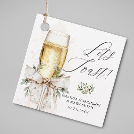 Etiquetas Para Lembrancinhas Champagne Vamos Brindar Inverno Neutro