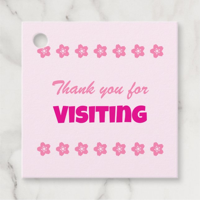 Etiquetas Para Lembrancinhas Charming Sakura Bunny (Frente)