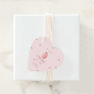 Etiquetas Para Lembrancinhas Cherry on top girl 1st birthday