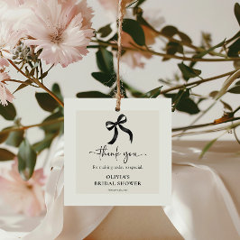 Etiquetas Para Lembrancinhas Chic Ela Está Dando o Nó Arco Preto Chá de Noiva