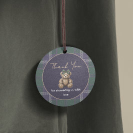 Etiquetas Para Lembrancinhas Chic elegant Fancy Girl Bear Theme favor tag