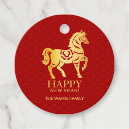 Etiquetas Para Lembrancinhas Chinese New year of the Horse 2026 Gift