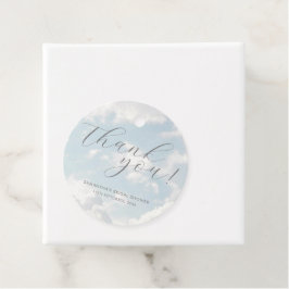 Etiquetas Para Lembrancinhas Chuva Azul Celestial Nove Elegante Chá de Noiva 