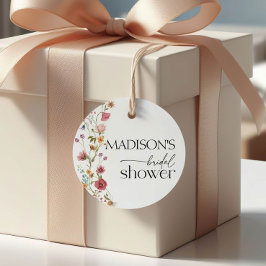 Etiquetas Para Lembrancinhas Chuva de Amor, Chás de Noiva com Flores Silvestres