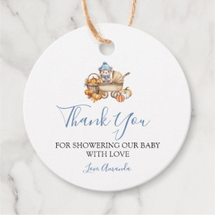 Etiquetas Para Lembrancinhas Chuva de Amor de Outono Urso Floral Baby Shower