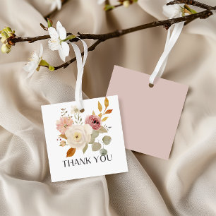 Etiquetas Para Lembrancinhas Chuva de Bebê Floral de Primavera Outono Suave Obr