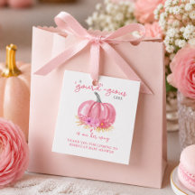 Chuva de Bebê Menina Abóbora Rosa