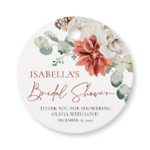 Chuva de Noiva Moderno Elegante Vermelho Inverno N