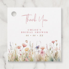 Etiquetas Para Lembrancinhas Chuva de Noivas Obrigada Flores Silvestres Rosas
