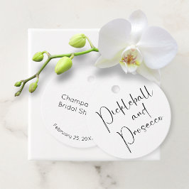 Etiquetas Para Lembrancinhas Chuva de Presentes de Noiva com Pickleball e Prose