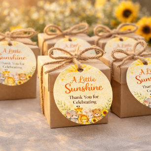 Etiquetas Para Lembrancinhas Chuva de Sol Baby Shower