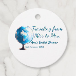 Etiquetas Para Lembrancinhas Chuveiro de noiva de viagem adicionar nome data se